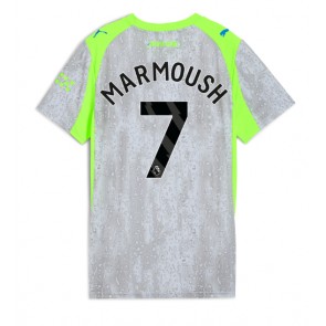 Lacne Ženy Futbalové dres Manchester City Omar Marmoush #7 2025-26 Krátky Rukáv - Tretina